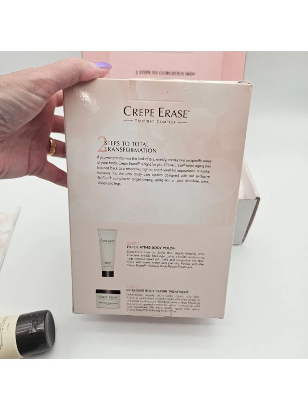 Crepe Erase Vanilla Rose Kit Plus Hand Repair Treatment NEW